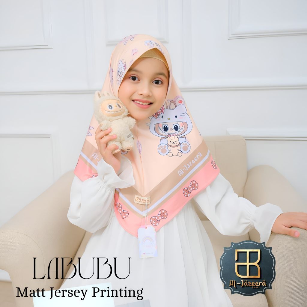 HIJAB AL JAZEERA LABUBU//HIJAB INSTAN ANAK