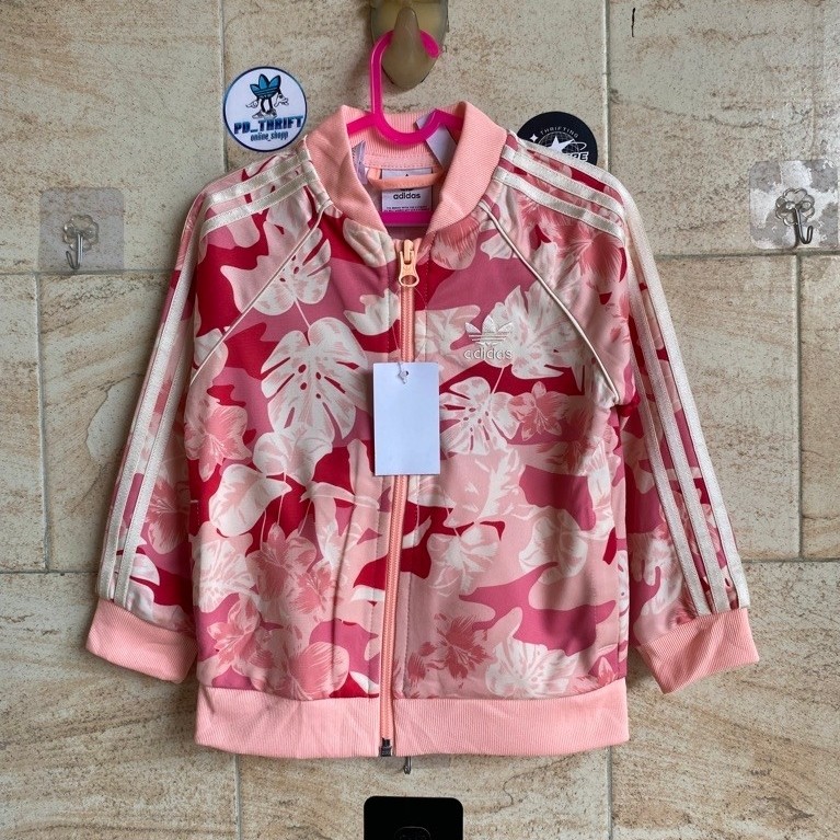 Adidas SST tracktop bunga motip anak