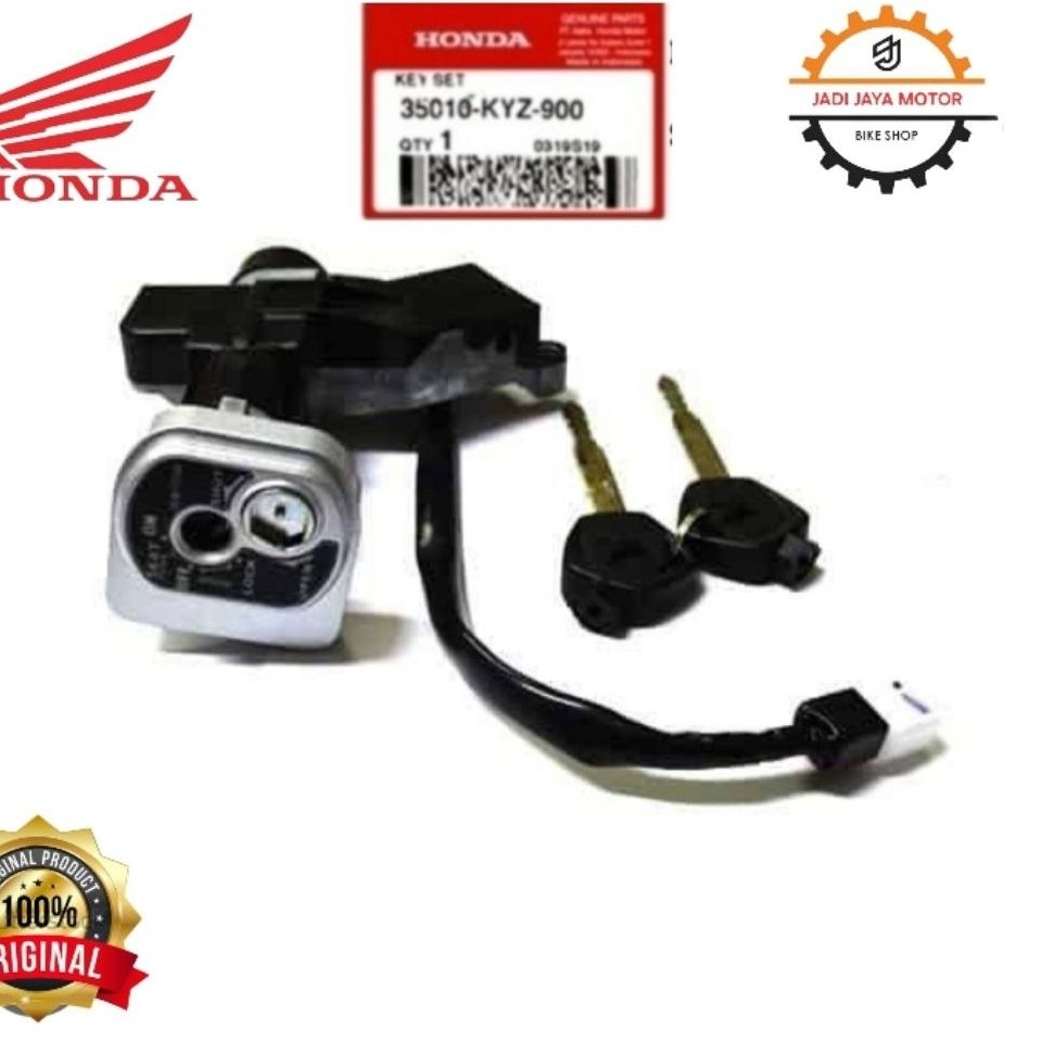 Kunci Kontak Set Key Set Assy Switch Handle Lock Original Asli Honda Supra X 125 2011 35010 KYZ 900