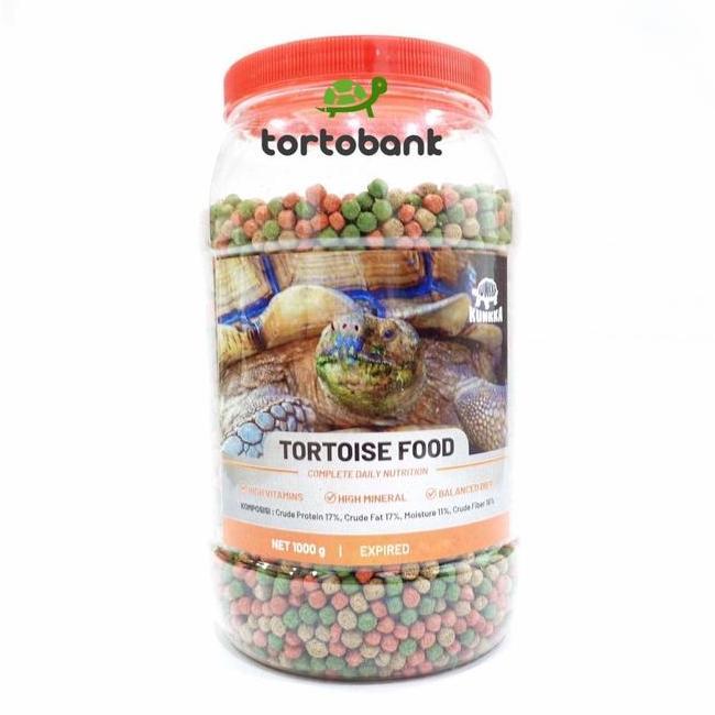 1 Kg Kunkka Tortoise Food 1Kg Makanan Kura Kura Pelet Kura Darat Makanan Kura Darat Sulcata Aldabra 