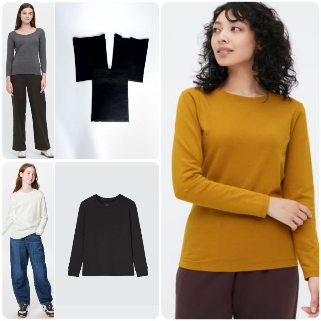 UNIQLO Heattech Extra Warm Cotton TShirt