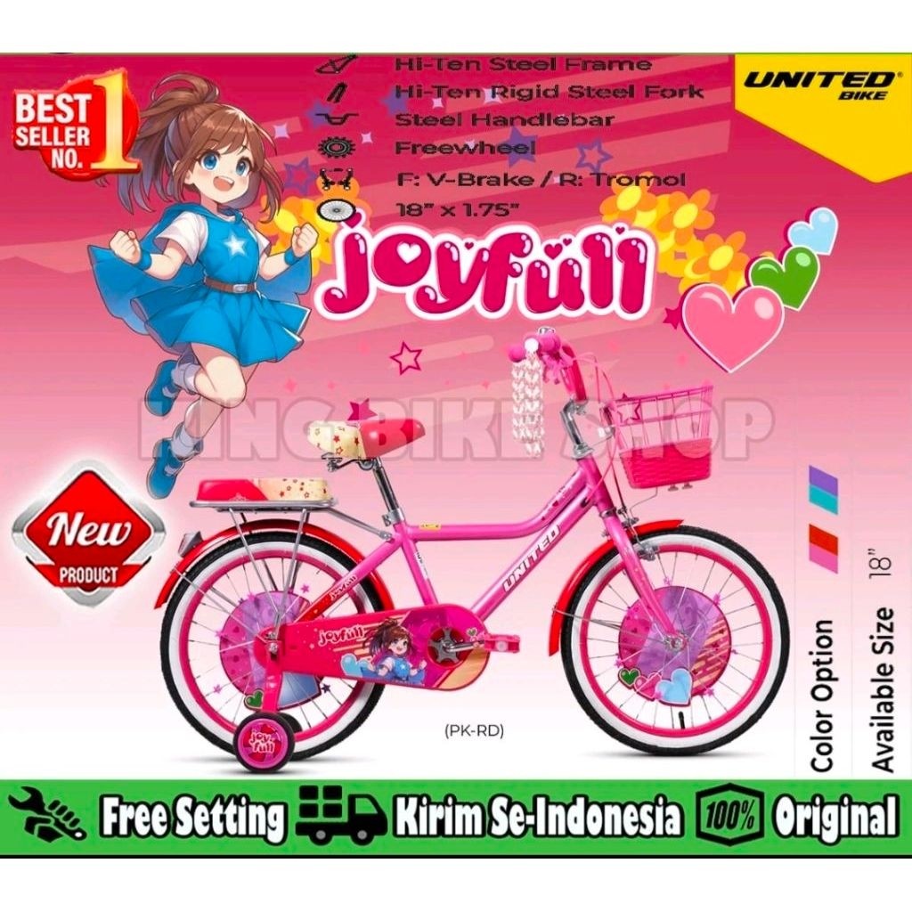 Sepeda Anak mini United Joyfull 16Inch