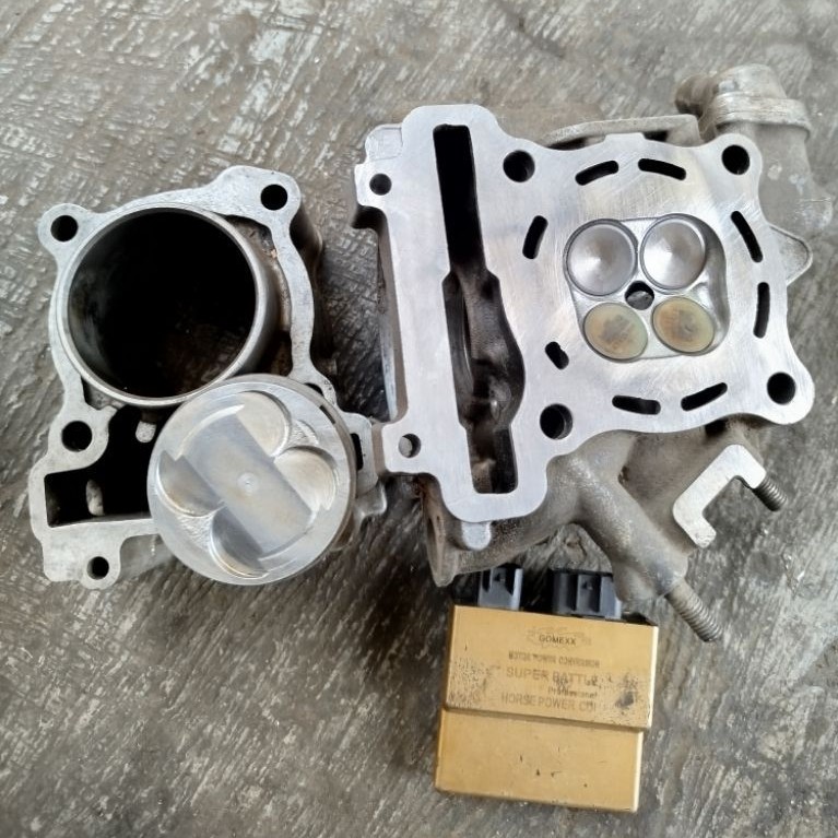 blok head, blok kop, snerkop Jupiter MX, MX new 135 klep 22/19 klep moto 1