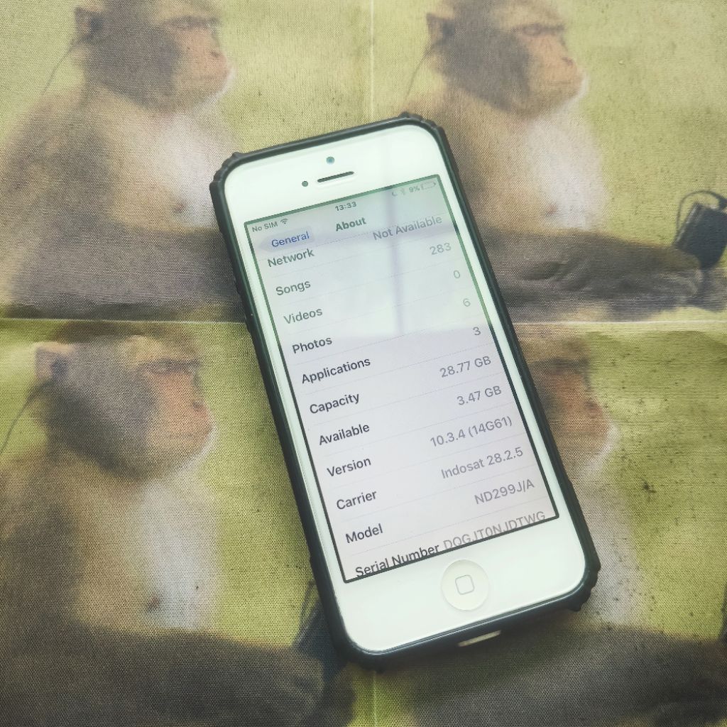 GARANSI iphone 5 32gb siap pakai hp hape smartphone handphone bekas second seken 2nd bekas preloved