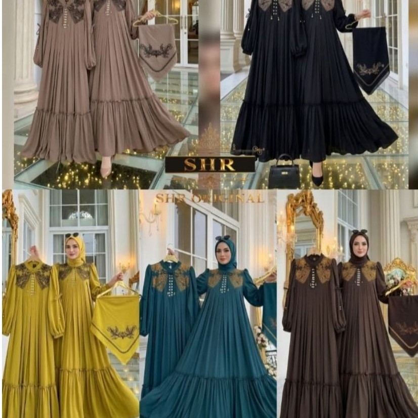 MIDI DRESS BY SHR GAMIS WOLFIS MEWAH