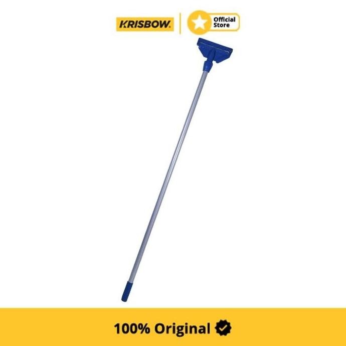Krisbow Gagang Pel Aluminium Tongkat Mop Stik Pembersih Handle Pel Batang Mop