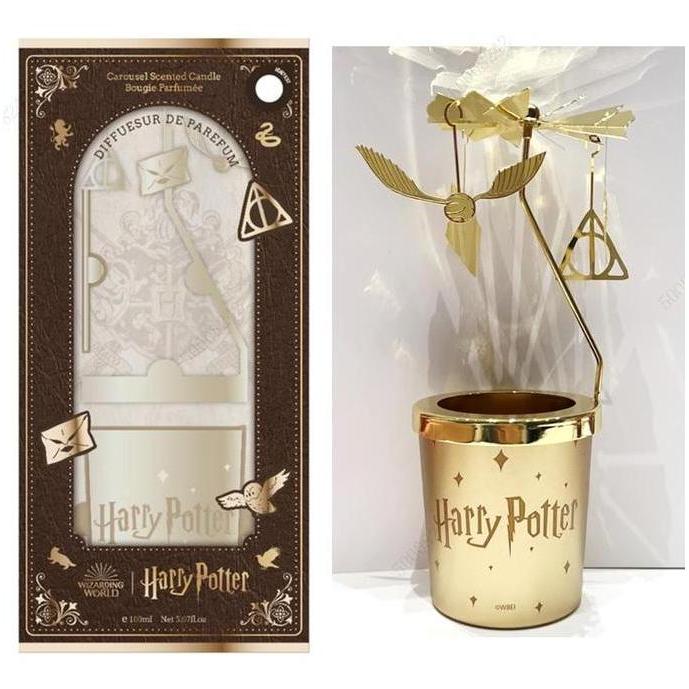 Miniso Harry Potter Carousel Scented Candle Tempat Lilin Aromaterapi Dekorasi Ruangan Estetik Tempat