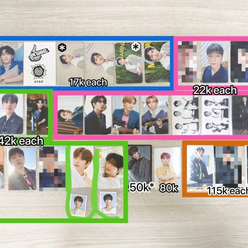 (BACA DESC) DAY6 official old era photocard pc denimalz kke pil childhood costume sungjin youngk won