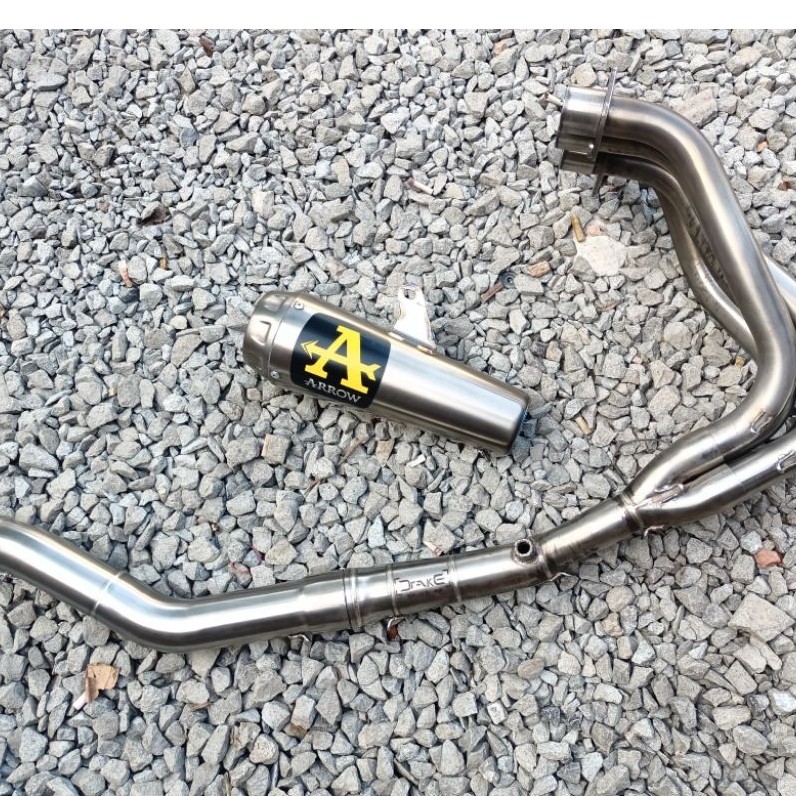 Arrow Prorace Titanium Italia Fullsistem zx25r zx25rr zx4rl header R9 original