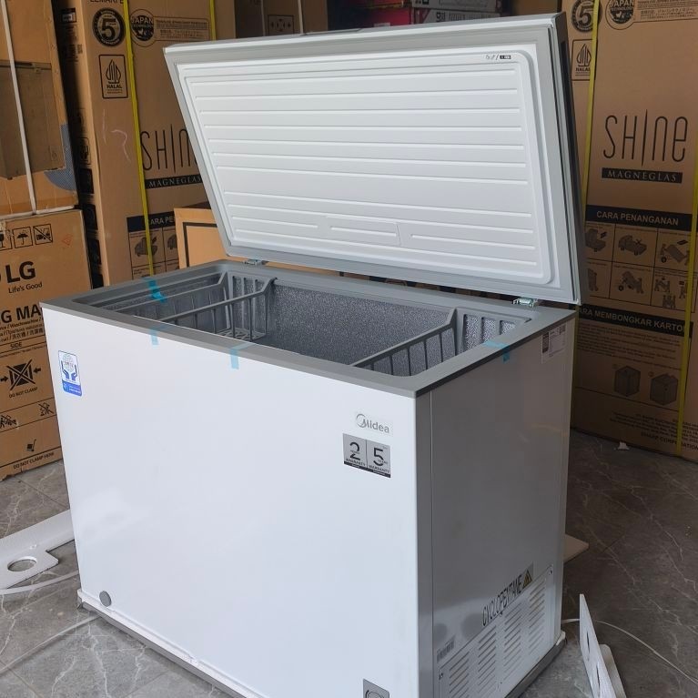 Boks freezer Midea 200 liter / boks freezer Midea MDRC-284FEG