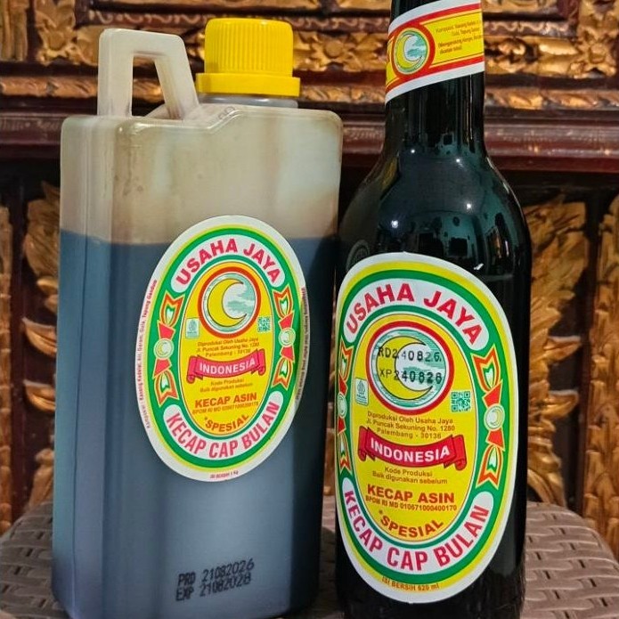 Kecap Asin Atom Spesial | Cap Bulan Palembang