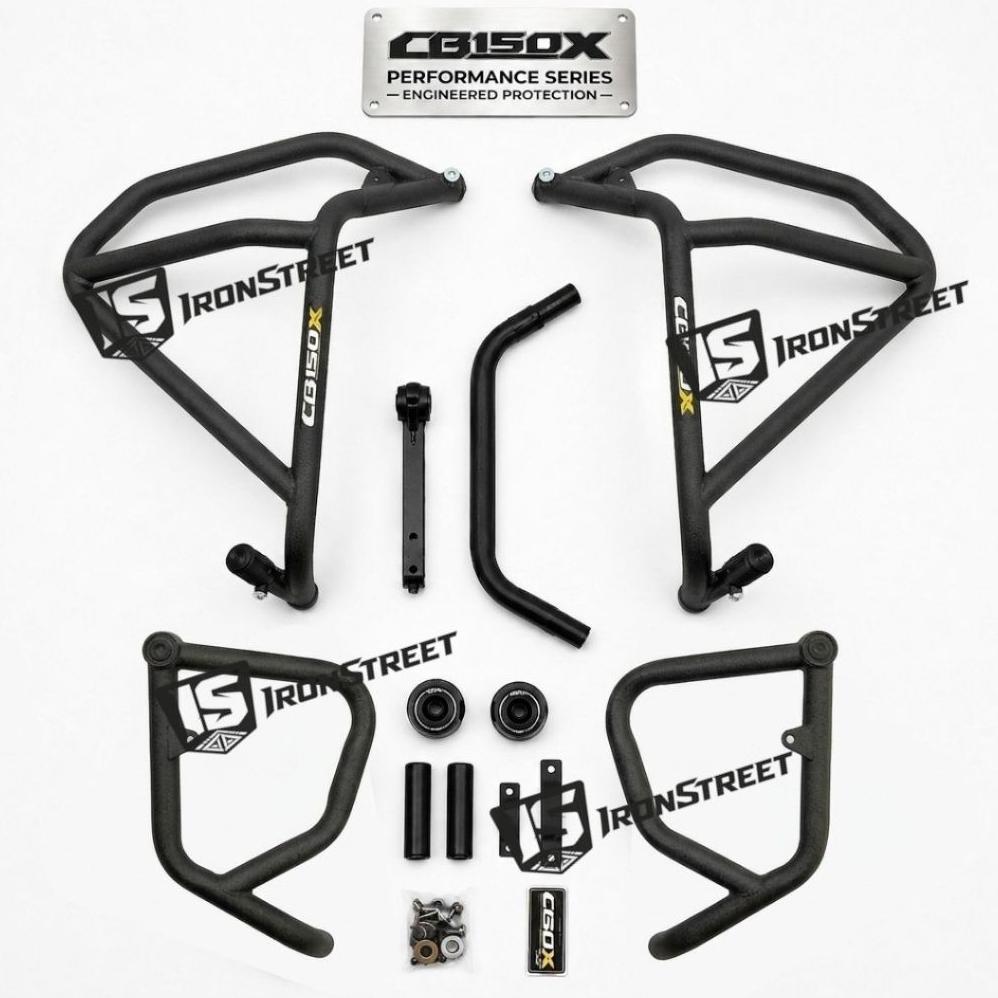 [PREMIUM] Crashbar Honda CB150X X-PRO Series Pelindung Body & Mesin Tubular Full Set Diskon