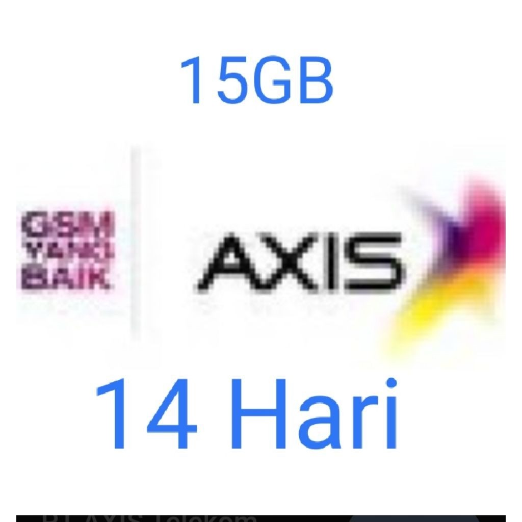 ISI ULANG kuota AXIS 15Gb / Data AXIS 14 HARI / INTERNET AXIS 15Gb