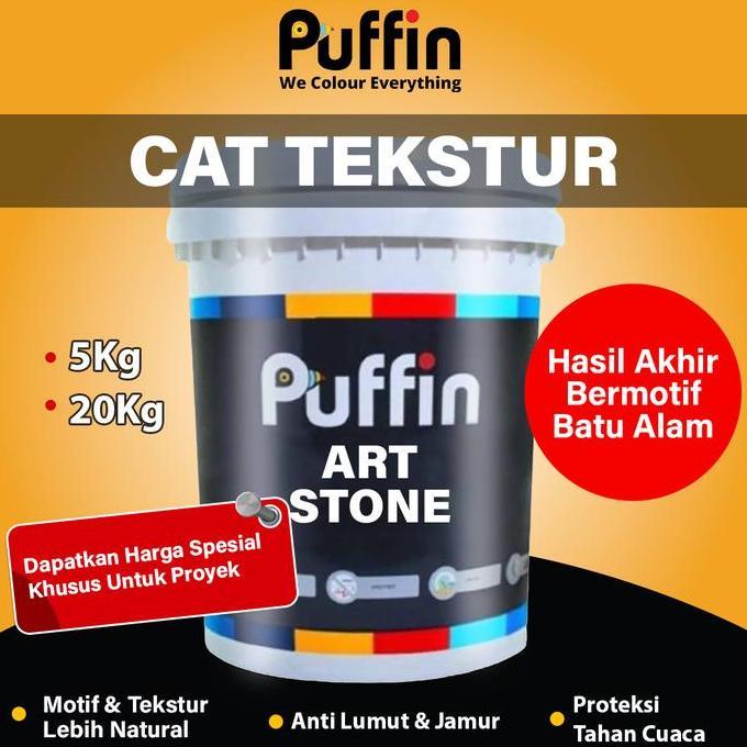Cat Texture Puffin Art Stone Cat Tembok Texture Batu Alam Natural