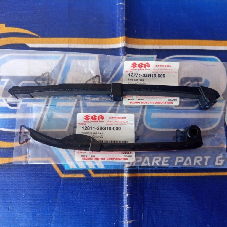 LIDAH KETENG / LIDAH TENSIONER CAM CHAIN SKYWAVE/ SPIN/ SKYDRIVE/ HAYATE KODE 12811-28G10+12771-33G1