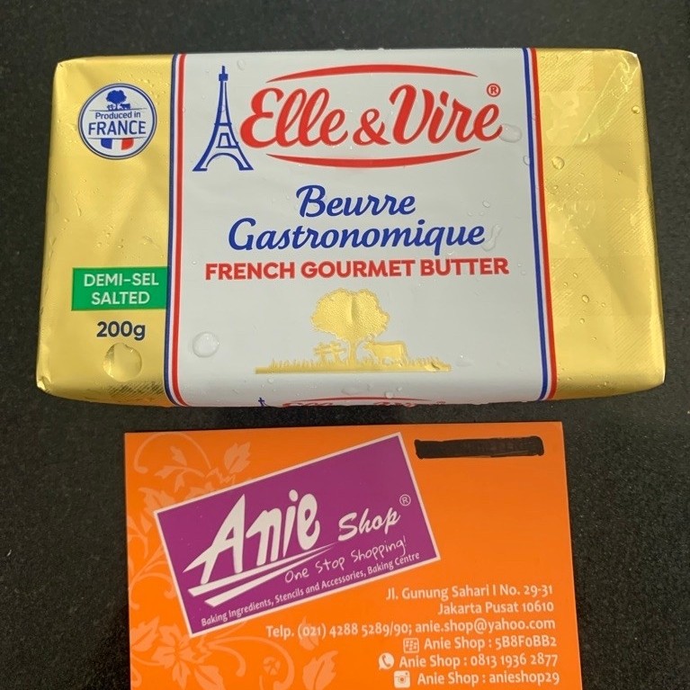elle & vire butter salted mentega asin elle vire 200gr
