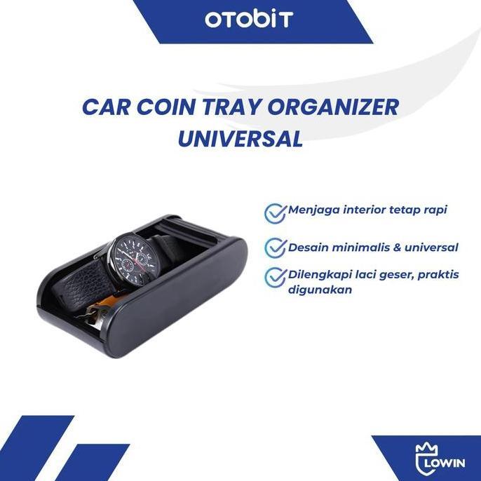 Tempat Koin Kartu Interior Mobil Car Organizer Coin Box Drawer Laci Md013