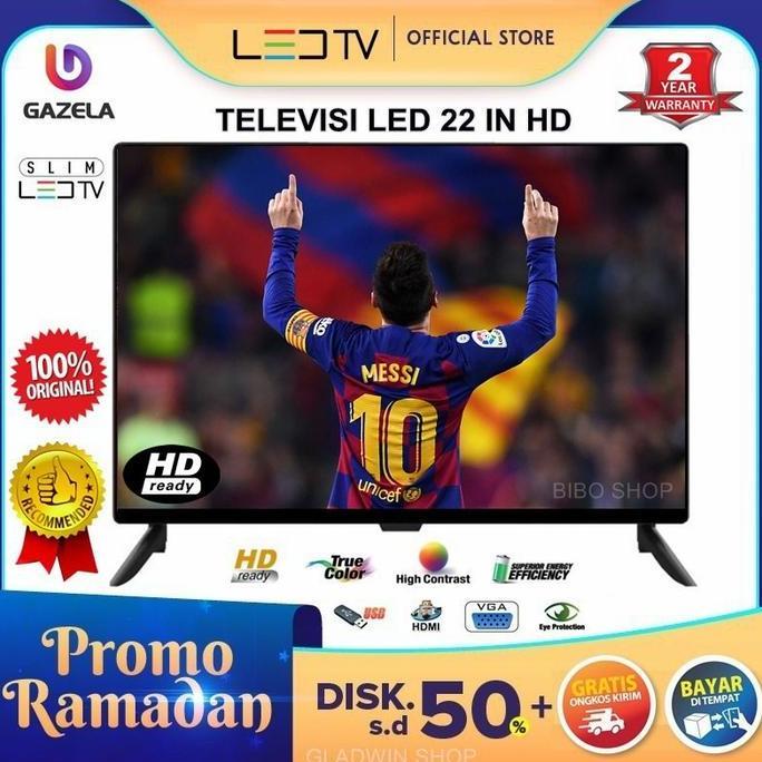 Tv Led - Slim Monitor 22 Inch Garansi 1 Tahun