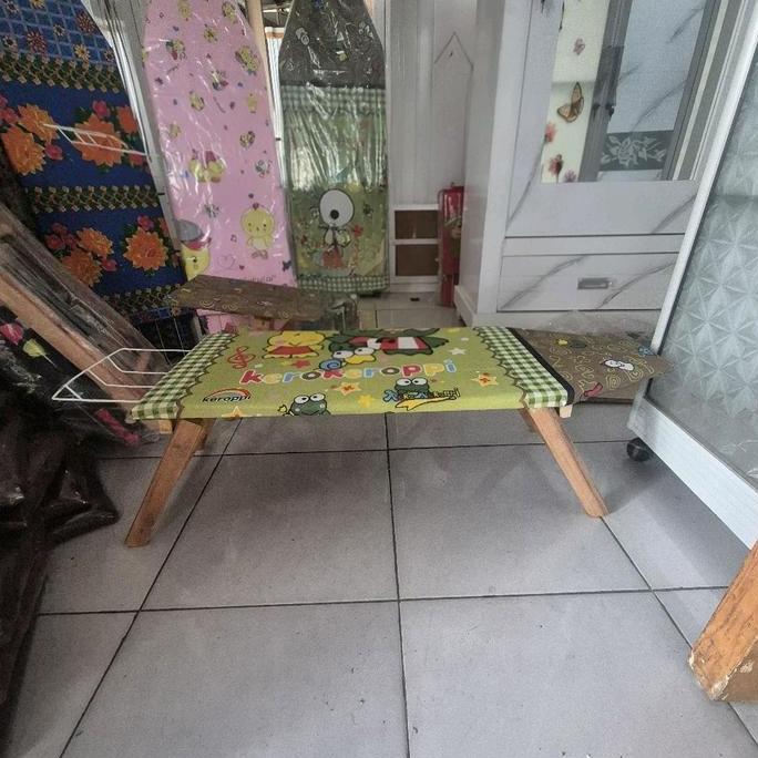 Meja Setrika Lipat Lesehan / Meja Gosok Lesehan ? Meja Setrika Portabel