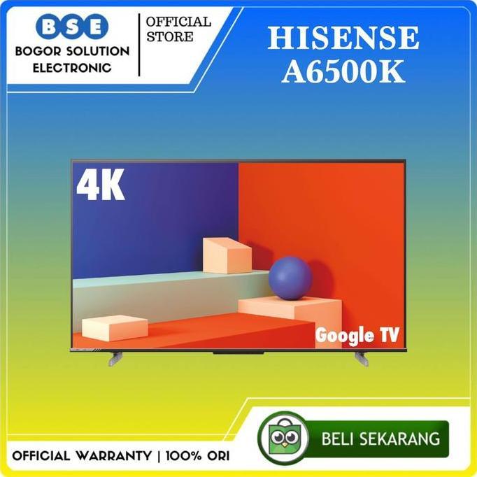 Tv Hisense 43 Inch Google Tv Hisense 43A6500K 4K 43 Hisense 43A6500