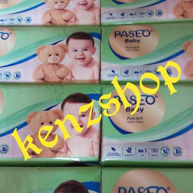 Mybaby- Tissue Paseo Baby 130'S 3Ply _ Tissue Kotak