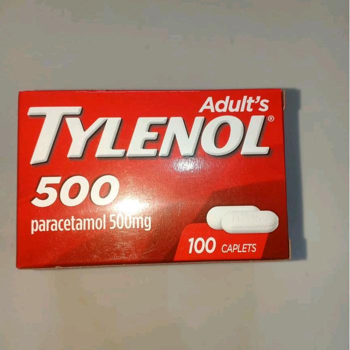 Tylenol Adult 500 Paracetamol 100 Tablets / 50 Tablets - 100 Tablets