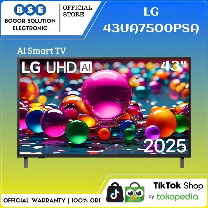 Smart Tv 43Ua7500Psa Lg 43 Inch 4K Uhd Lg 43Ua7500 43 Inci Lg Ua7500 Pengganti Lg 43Uq7500Psf 4K Uhd