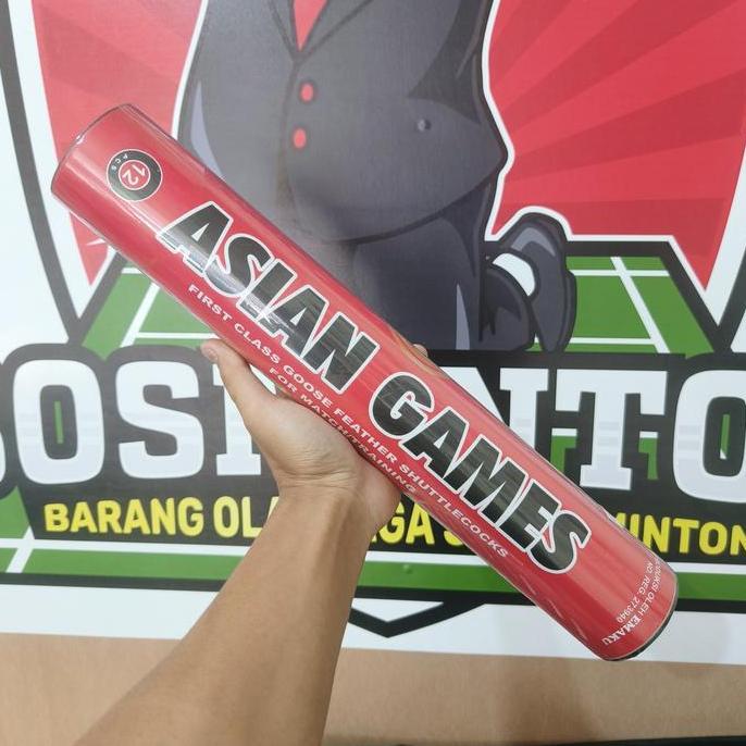 Pluimbal- Asian Games Merah Shuttlecock Kok Bton Bulu Tangkis