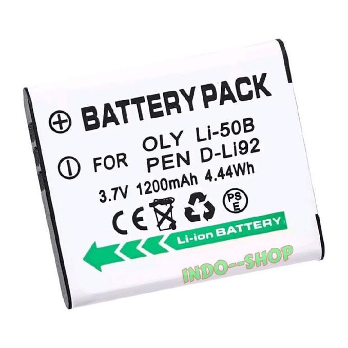 Ready - Battery For Olympus Batre Li-50b Stylus MJU 1010 1020 1030SW Baterai SH-21 25MR SP-800UZ 810