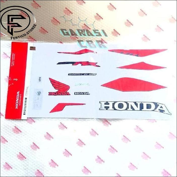 STRIPE SET CBR 250RR - STRIPING STICKER FULL BODY CBR 250RR MAT GUNPOWDER TERBARU