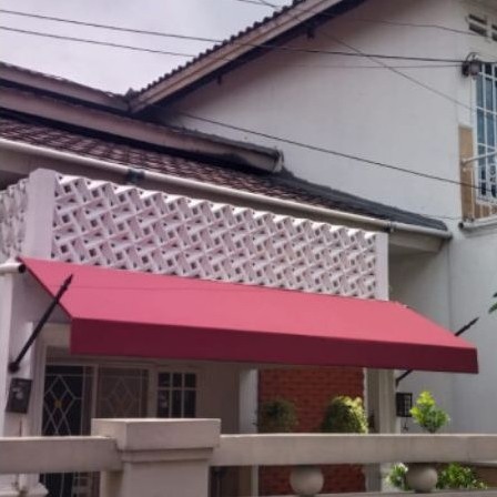 kanopi kain auning cafe. jendela. toko. rumah waterproof