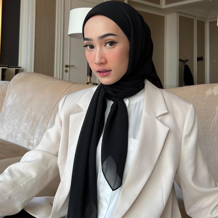 GONEGANI OFFICIAL - Hijab Square Inner Mega Inner Square Muslim Kerudung - Olive