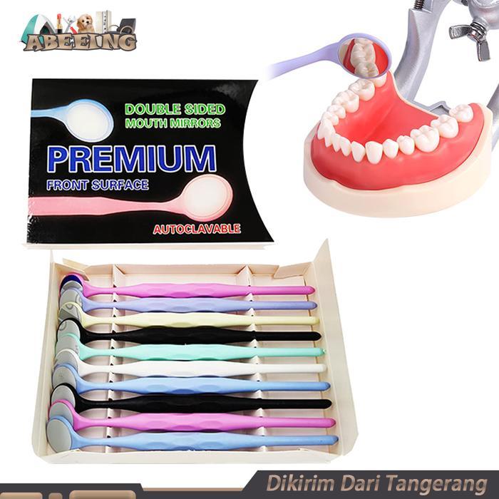 1 Box Dental Kaca Mulut Anti Fog Kaca Mulut Front Surface