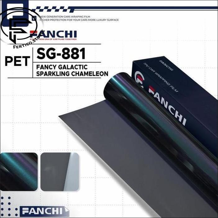 50CM STICKER FANCHI SG881 PET GALACTIC SPARKLING CHAMELEON / METER RESTOCK
