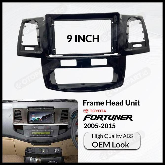 GRATIS ONGKIR FRAME 9 INCH TOYOTA FORTUNER/FRAME FORTUNER 2005-2015 9 INCH 