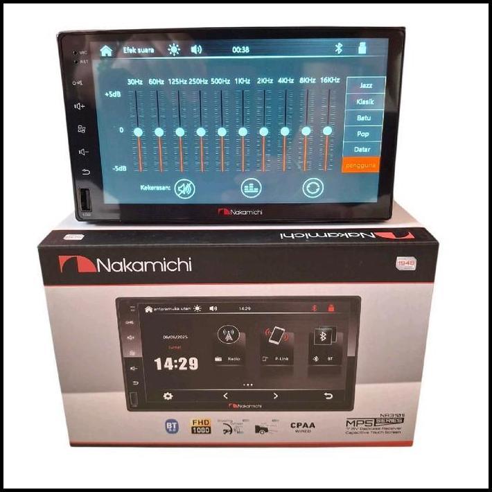 DISKON DECKLESS MP5 NAKAMICHI NA3101I / DECKLESS MP5 SANSUI ZETA 7INCH MIRORLINK BLUETOOTH CARPLAY 