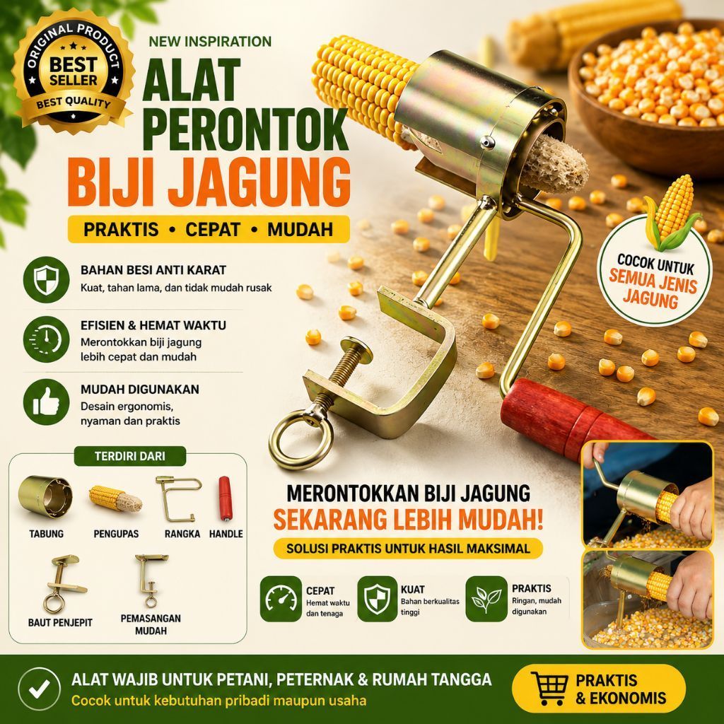 PEMIPIL JAGUNG MANUAL / ALAT KUPAS JAGUNG / PERONTOK JAGUNG MANUAL / PEMIPIL JAGUNG PRAKTIS / ALAT K