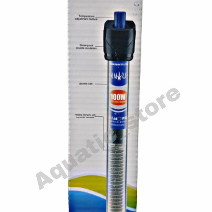 Heater Aquarium aquascape / Heater amara 100w / pemanas air aquarium