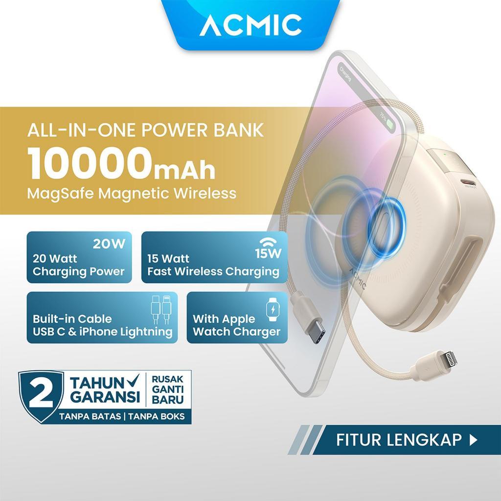 ACMIC Omnibank 10mAh Magsafe Wireless Charger