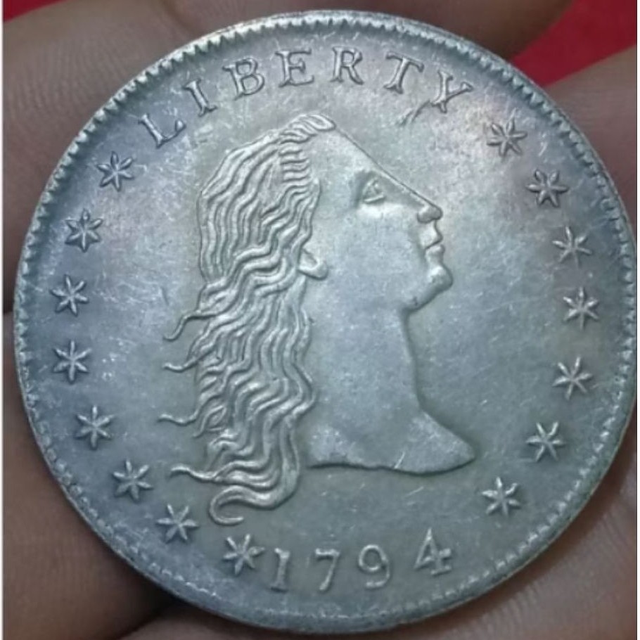 Uang Koin Kuno Amerika Serikat 1794 Liberty