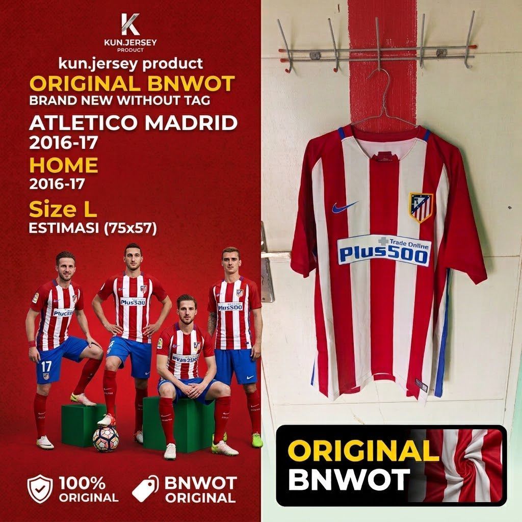 Jersey original atletico madrid home 2016-17