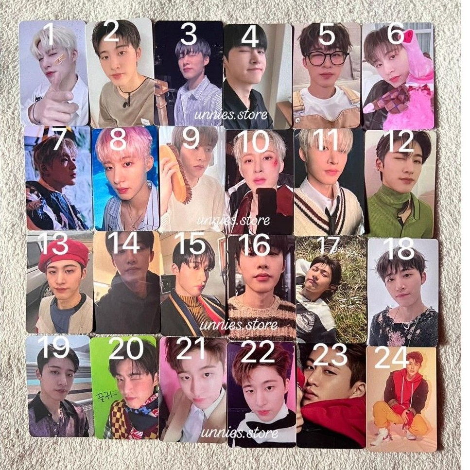 Photocard PC Kim Hanbin B.I Official Album Waterfall, Cosmos, Love or Loved dll