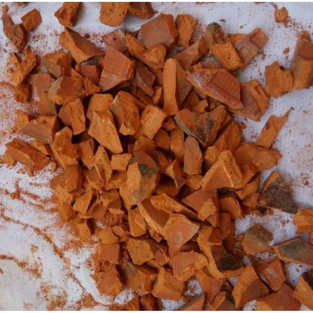 Pecahan Genteng Merah 1 Kg Media Tanam