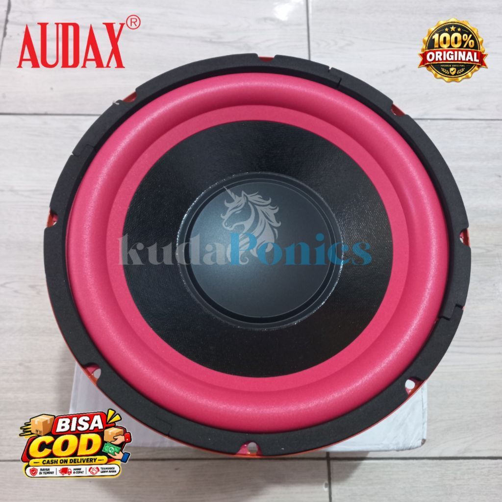 Speaker Audax Pasif 10 inch 4 ohm 150 watt JD 10 - 38 SW Jordan Subwoofer Double Coil