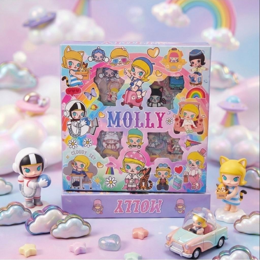 NINI STIKER KOREA ISI 100 PCS STICKER ELLIE DECO AESTHETIC  SCRAPBOOK DIARY JOURNAL BOX 100 Lembar M