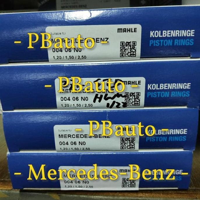 Ring Seher m271 Kompressor STD Merk Mahle / Seker Piston Mercy Mesin