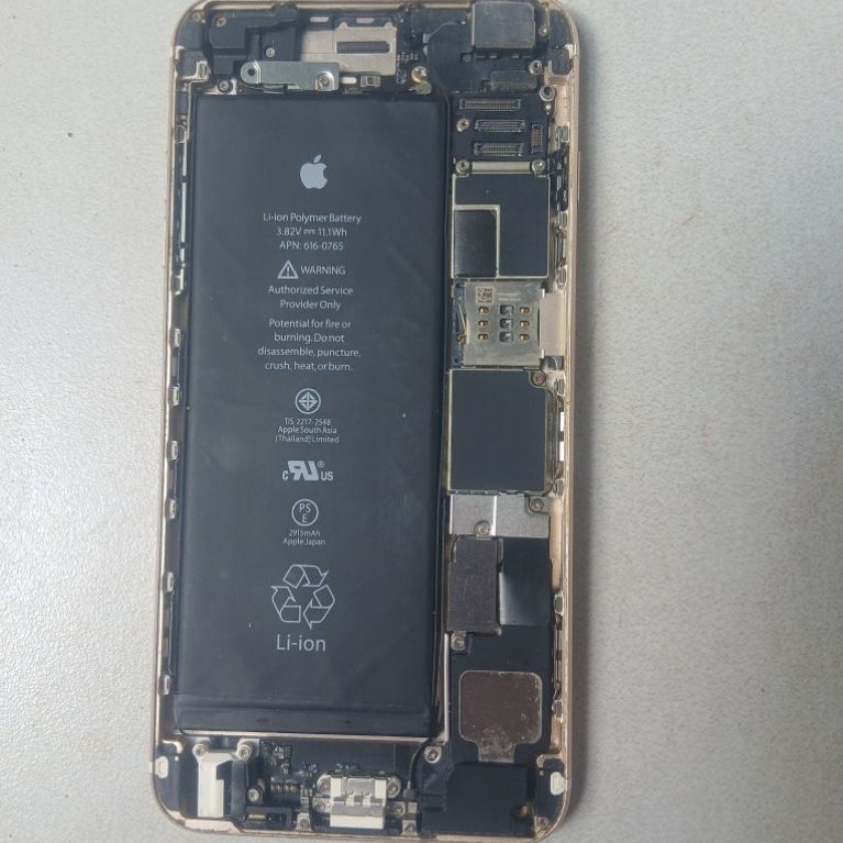 mesin+Batre+cas iphone 6 plus matot belom pernah bongkar