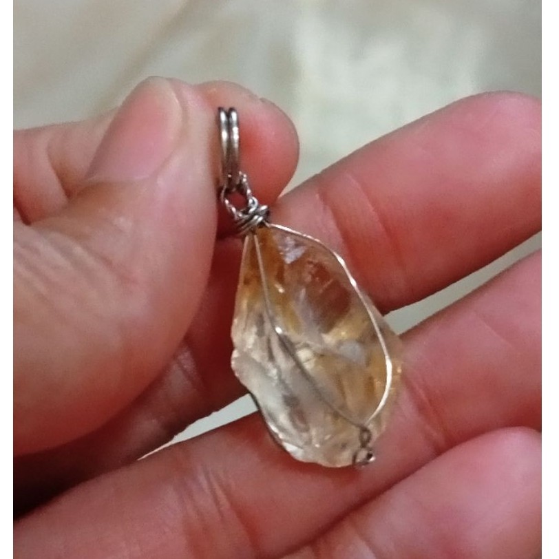 Liontin Batu Kecubung Natural