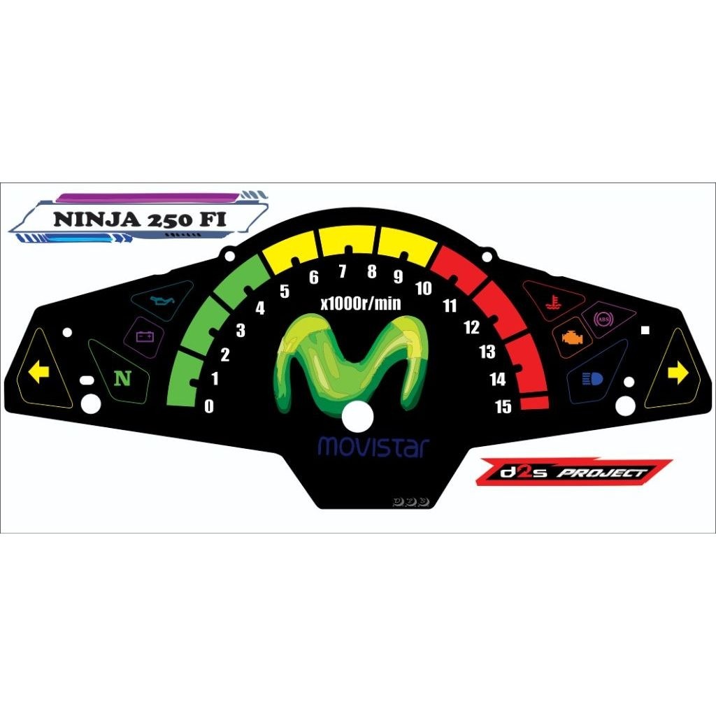 Panel Speedometer Kawasaki NINJA 250FI/Z250/Z300