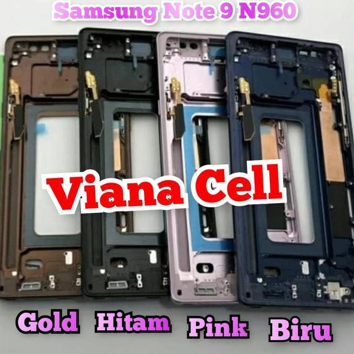 FRAME LCD BAZEL BASEL TULANG TENGAH DUDUKAN LCD Samsung NOTE 9 ORI